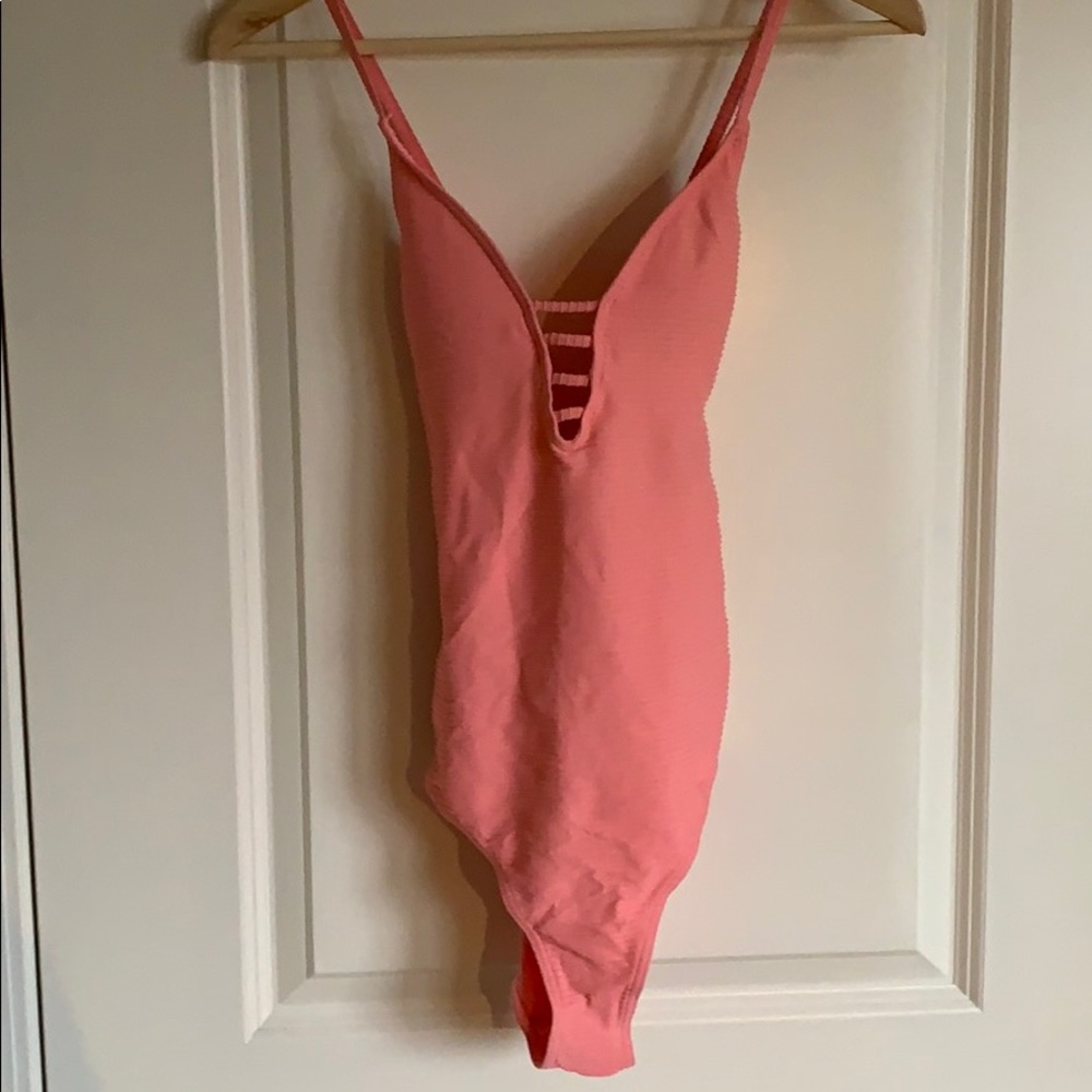 Pink bathing suit